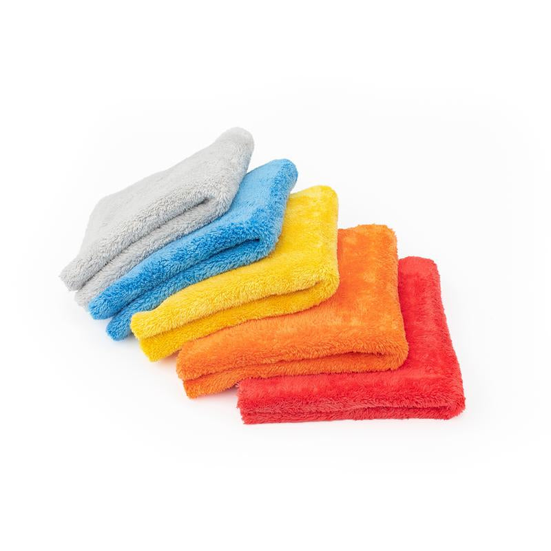 The Rag Company Eagle Edgeless 500 4-Pack Professional Korean 70/30 Blend Super Plush Microfiber Detailing Towels 500GSM Car Cleaning Supplies