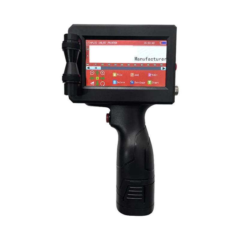 Date Expiry Date Printing Inkjet Printer Handheld 12.7MM Number, Logo& 27 Language Option for Plastic Carton Use