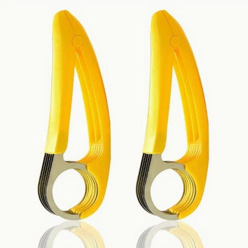 Creative PP Banana Slicer, Banana Fruit Splitter, Ham Sausage Cutter, Fruit Salad Slicer